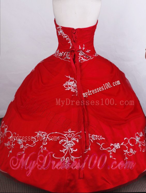 Gorgeous Floor-length Ball Gowm Quince Dresses with Appliques